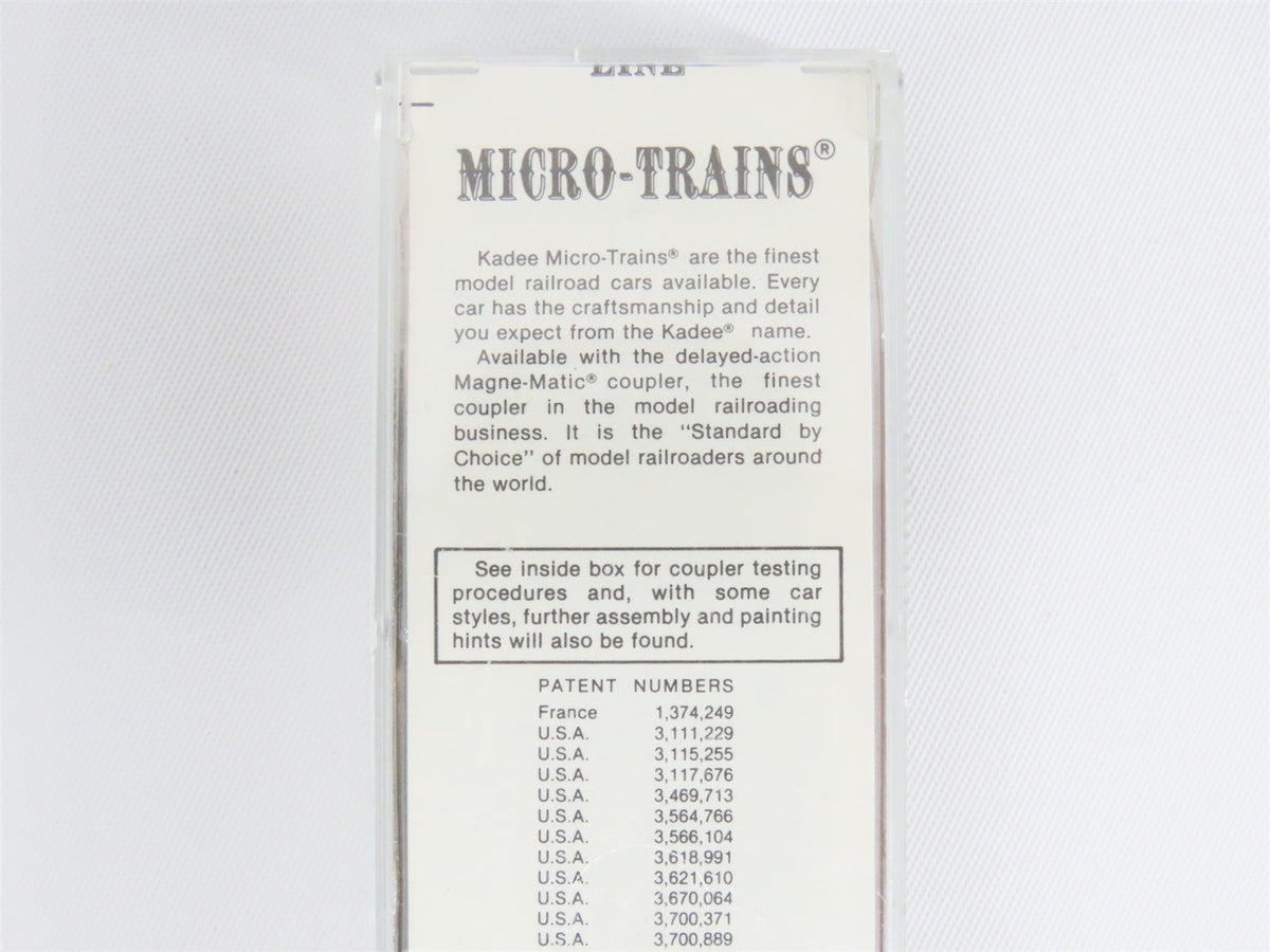 N Scale Micro-Trains MTL/Kadee 20380 NYC New York Central 40&#39; Boxcar #174820