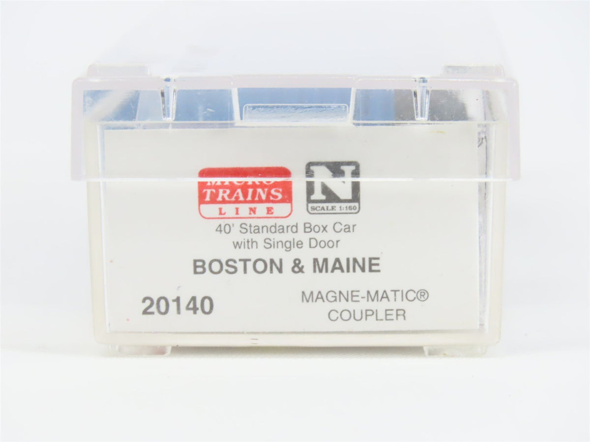 N Scale Micro-Trains MTL 20140 B&amp;M Boston &amp; Maine 40&#39; Standard Boxcar #74406