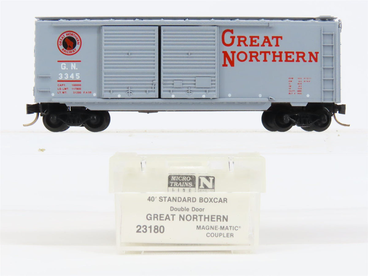 N Scale Micro-Trains MTL 23180 GN Great Northern 40&#39; Standard Boxcar #3345