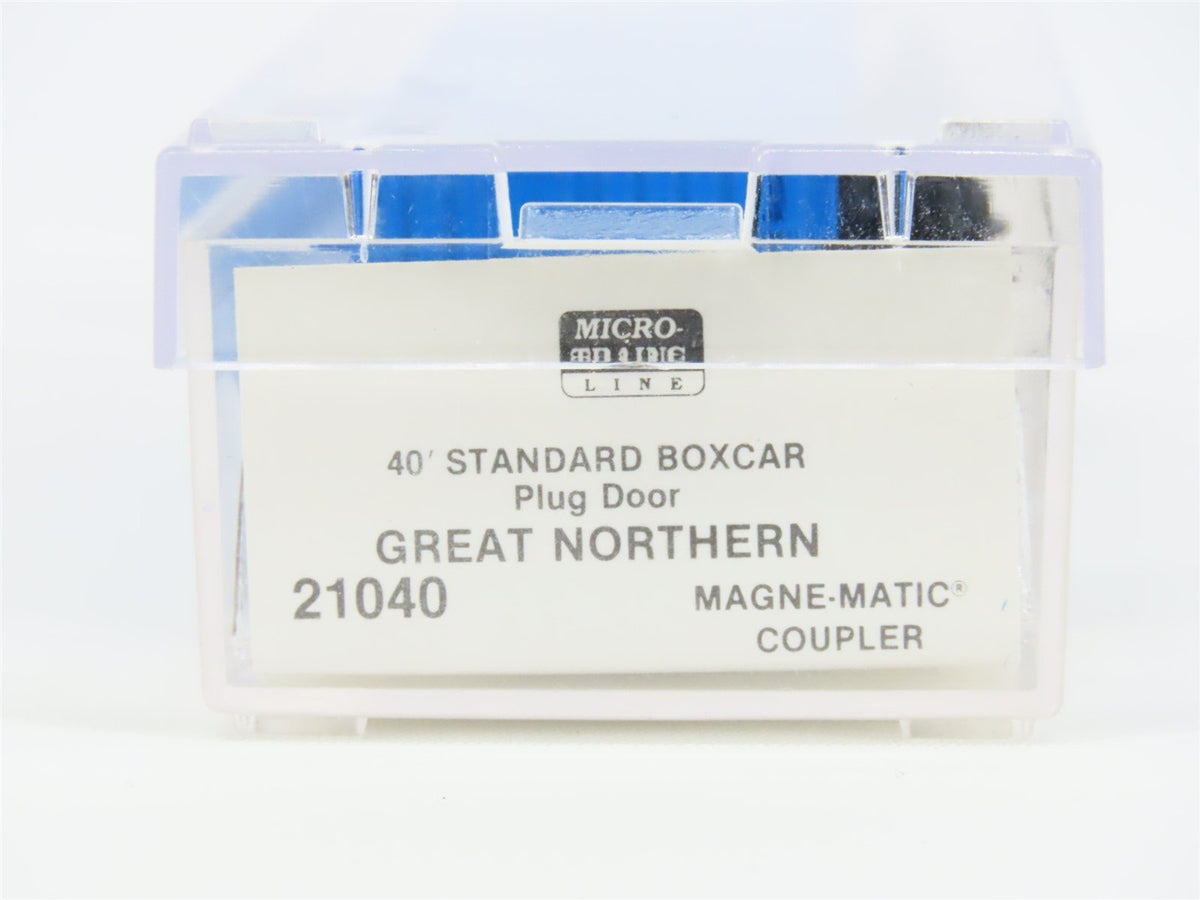 N Scale Micro-Trains MTL 21040 GN Great Northern Big Sky Blue 40&#39; Boxcar #7136