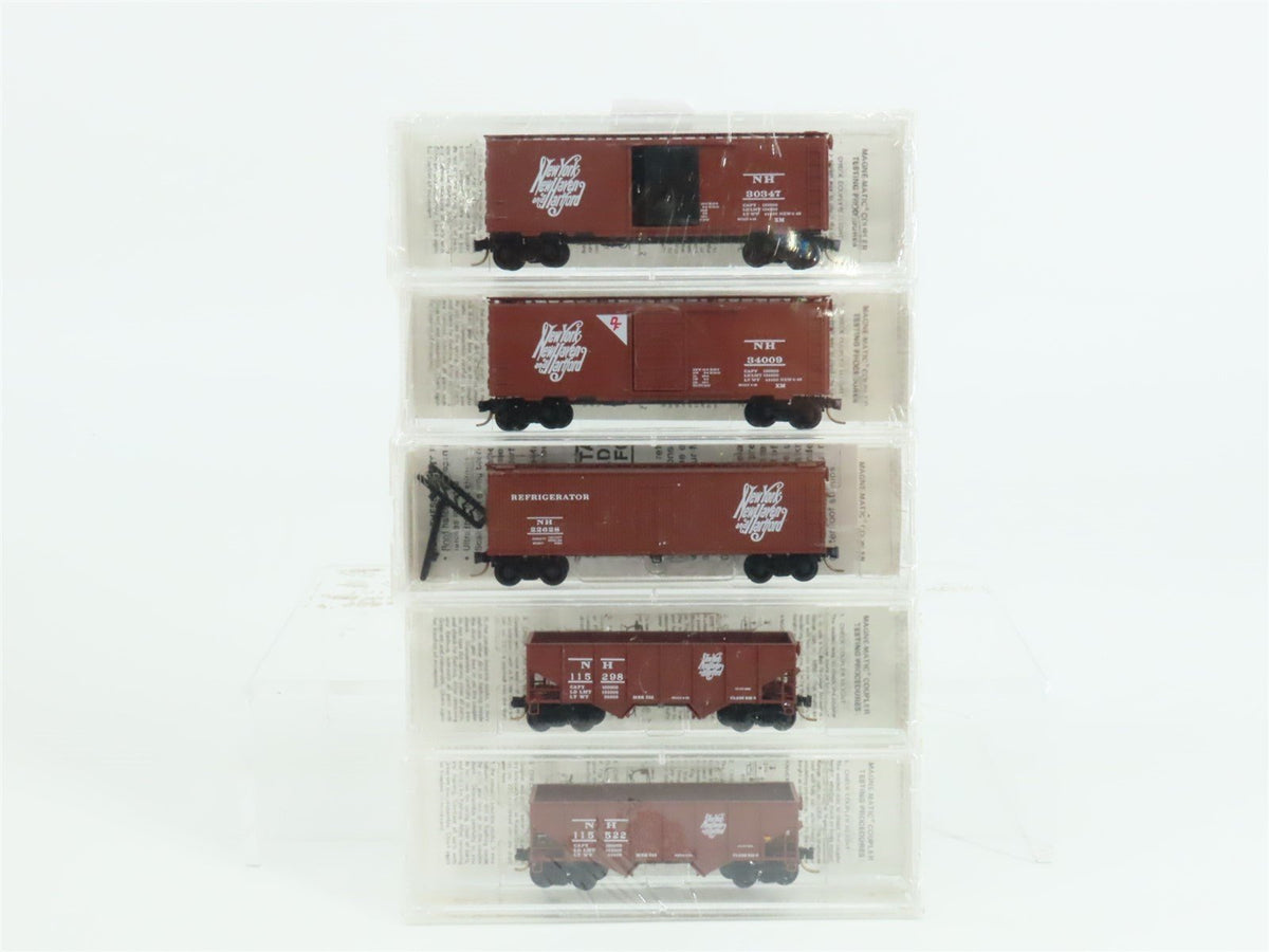 N Kadee Micro-Trains MTL NH New Haven Reefer, Box Cars, &amp; Hoppers 5-Pack Sealed