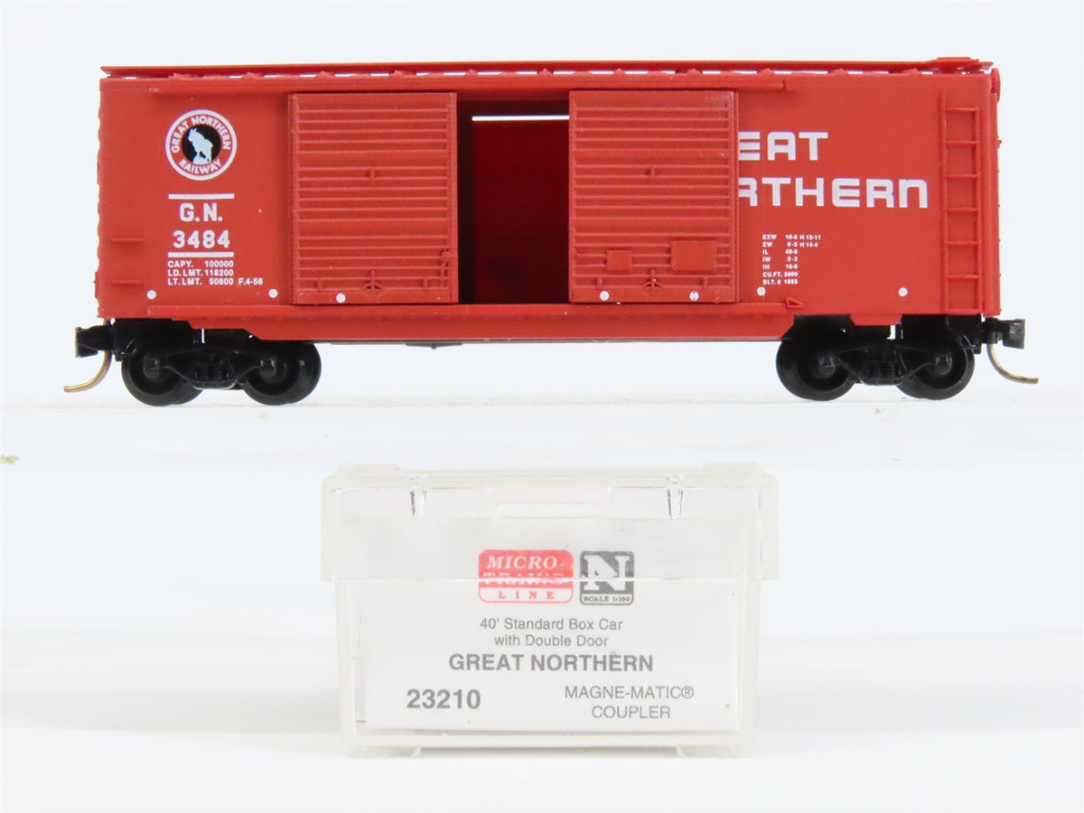 N Scale Micro-Trains MTL 23210 GN Great Northern 40&#39; Standard Boxcar #3484