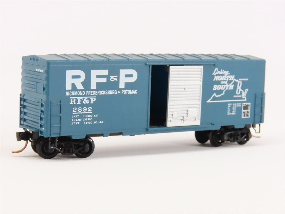 N Micro-Trains MTL 24290 RFP Richmond Fredericksburg &amp; Pontiac 40&#39; Boxcar #2892