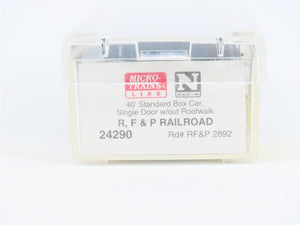 N Micro-Trains MTL 24290 RFP Richmond Fredericksburg & Pontiac 40' Boxcar #2892