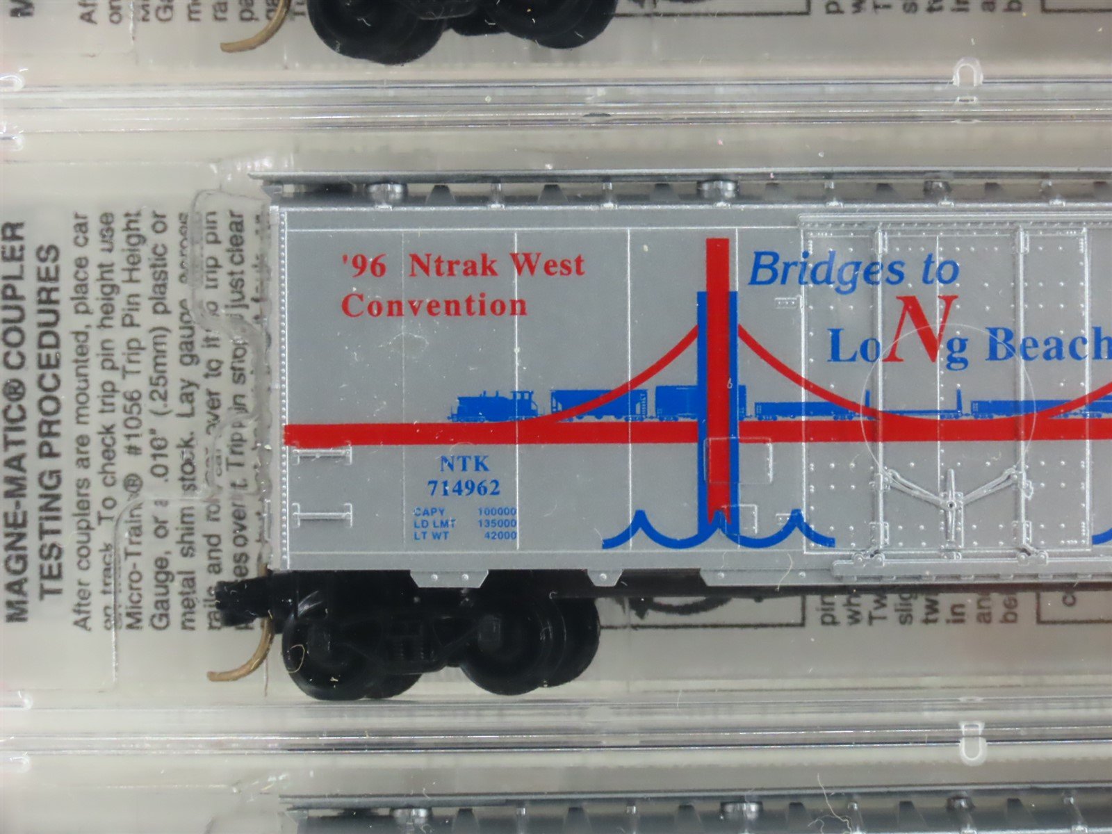 N Micro-Trains MTL NTK Ntrak '96 