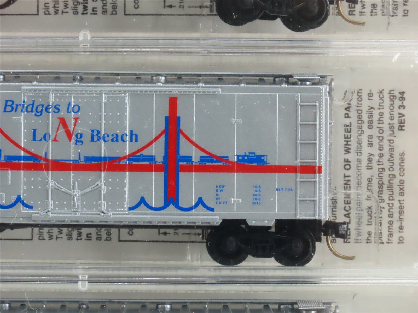 N Micro-Trains MTL NTK Ntrak '96 