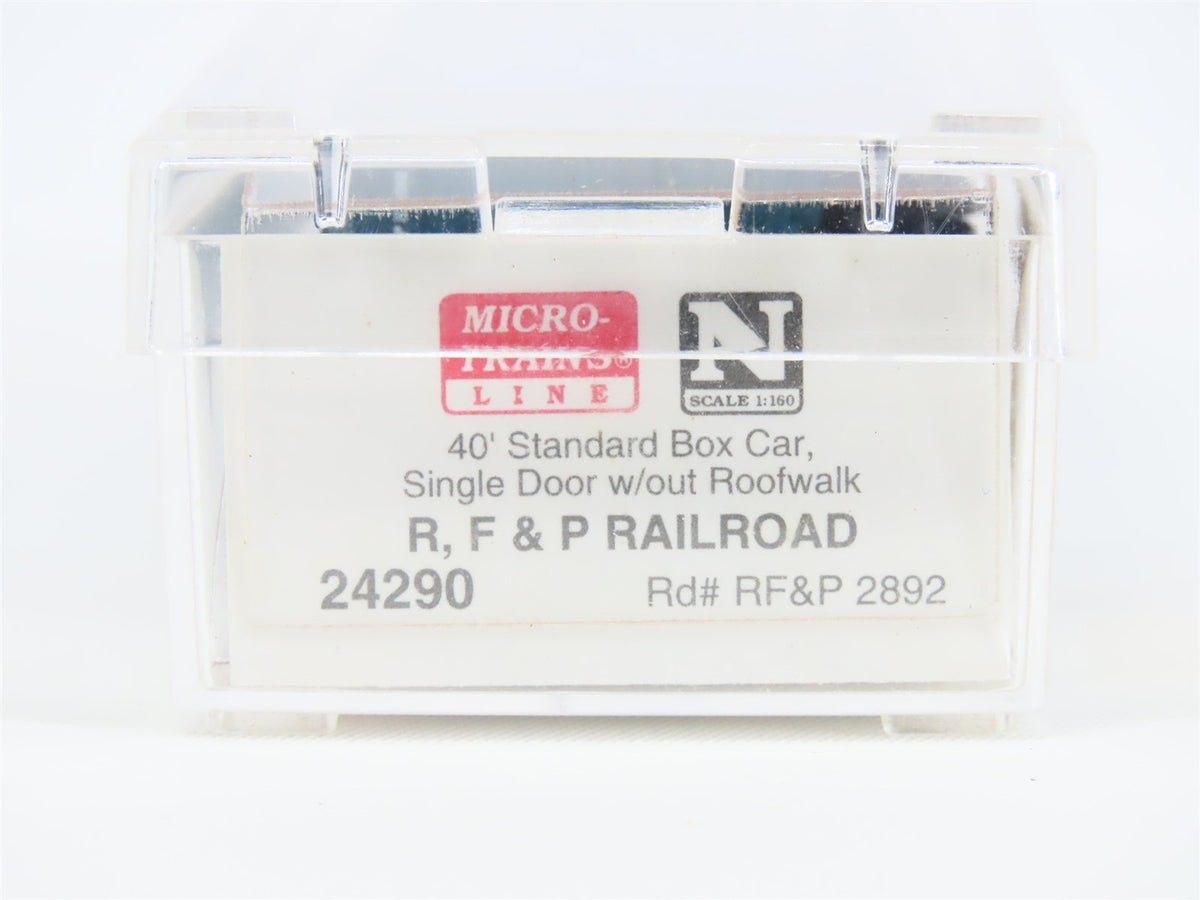 N Micro-Trains MTL 24290 RFP Richmond Fredericksburg &amp; Pontiac 40&#39; Boxcar #2892