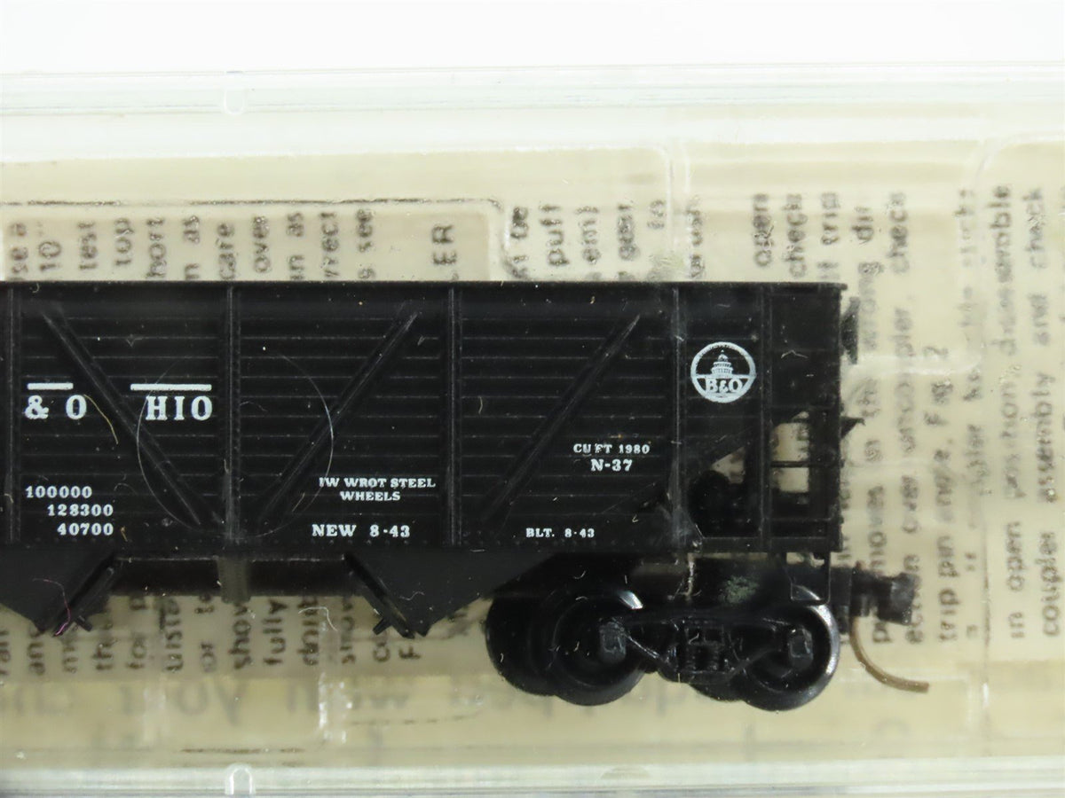 N Kadee Micro-Trains MTL 57082 B&amp;O Baltimore &amp; Ohio 2-Bay Hopper 5-Pack Sealed