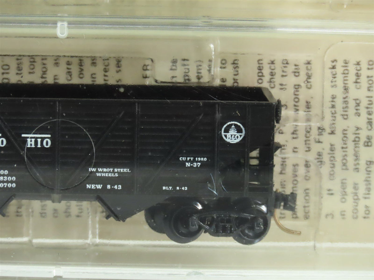 N Kadee Micro-Trains MTL 57082 B&amp;O Baltimore &amp; Ohio 2-Bay Hopper 5-Pack Sealed