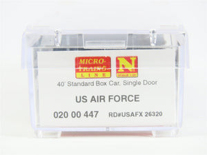 N Micro-Trains MTL 02000447 USAFX United States Air Force 40' Boxcar #26320