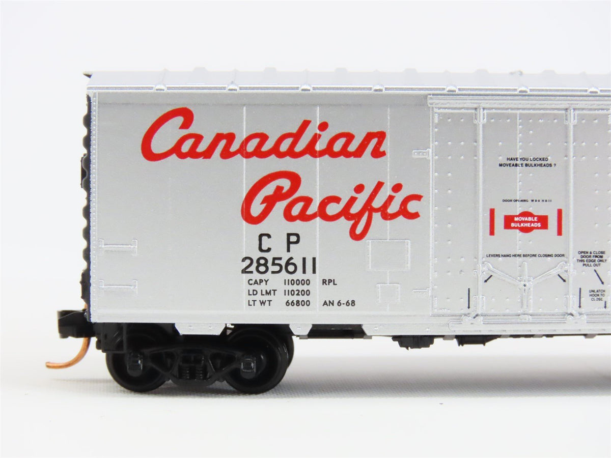 N Micro-Trains MTL 07400040 CP Canadian Pacific 40&#39; Plug Door Boxcar #285611