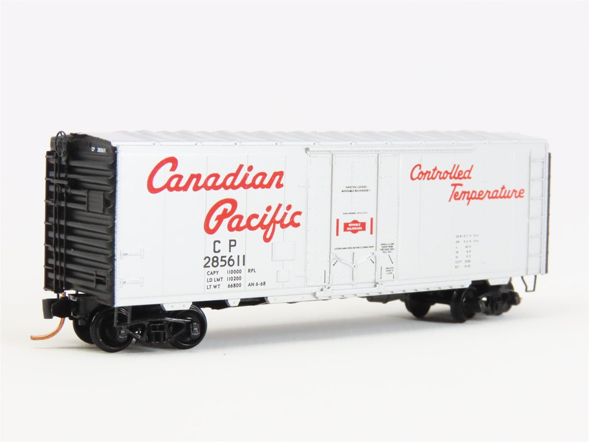 N Micro-Trains MTL 07400040 CP Canadian Pacific 40&#39; Plug Door Boxcar #285611