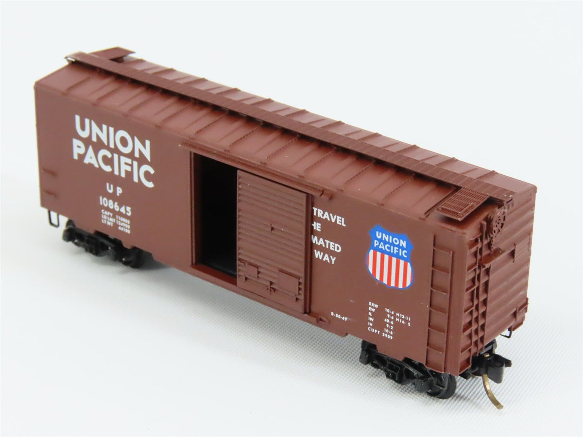 N Micro-Trains MTL UP Union Pacific 40&#39; Standard Single Door Box Car #108645