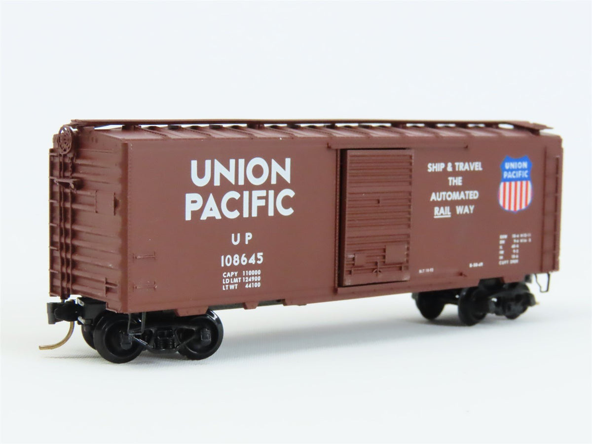 N Micro-Trains MTL UP Union Pacific 40&#39; Standard Single Door Box Car #108645