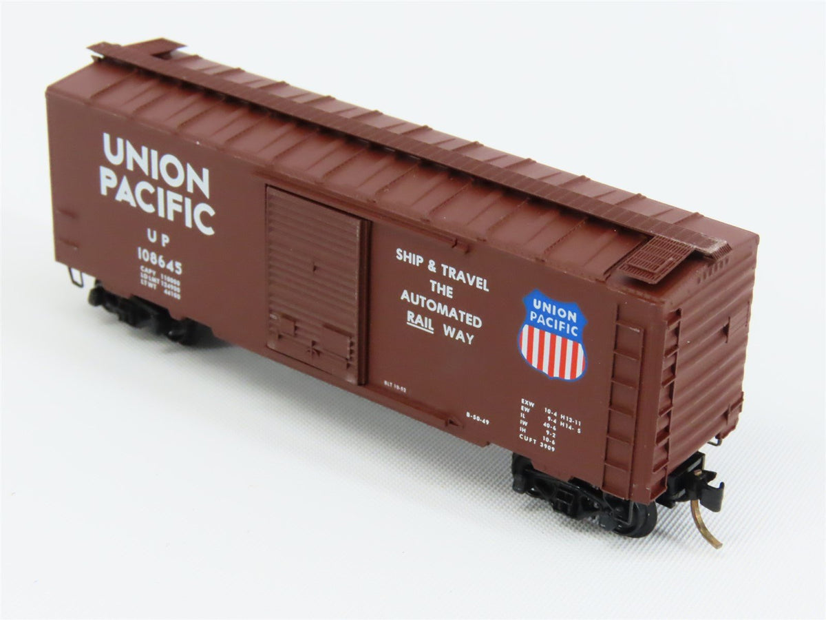 N Micro-Trains MTL UP Union Pacific 40&#39; Standard Single Door Box Car #108645