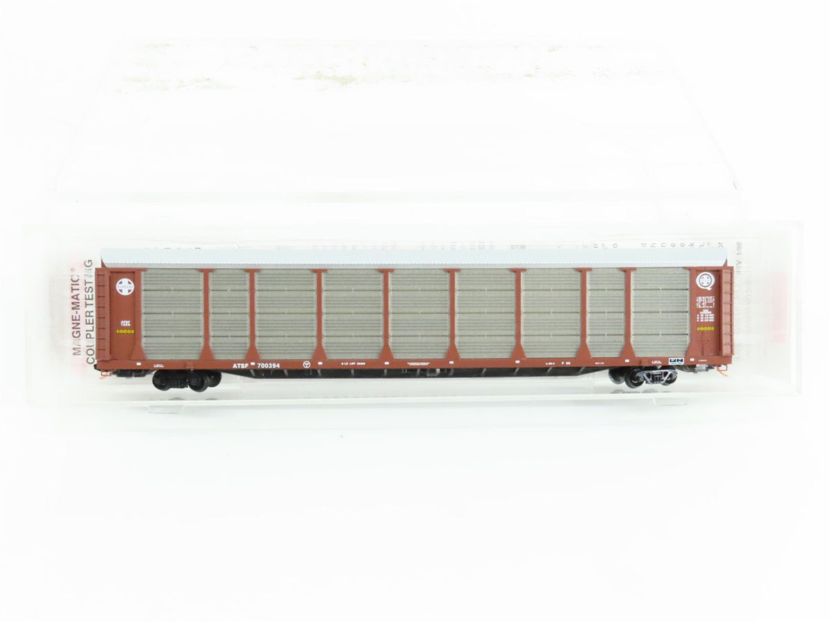 N Micro-Trains MTL 11100010 ATSF Santa Fe 89&#39; Tri-Level Closed Auto Rack #700394