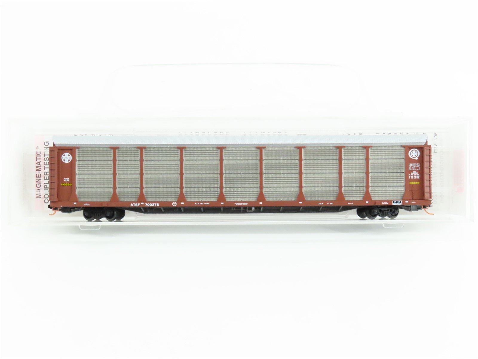 N Micro-Trains MTL 11100010 ATSF Santa Fe 89' Tri-Level Closed Auto Rack #700276