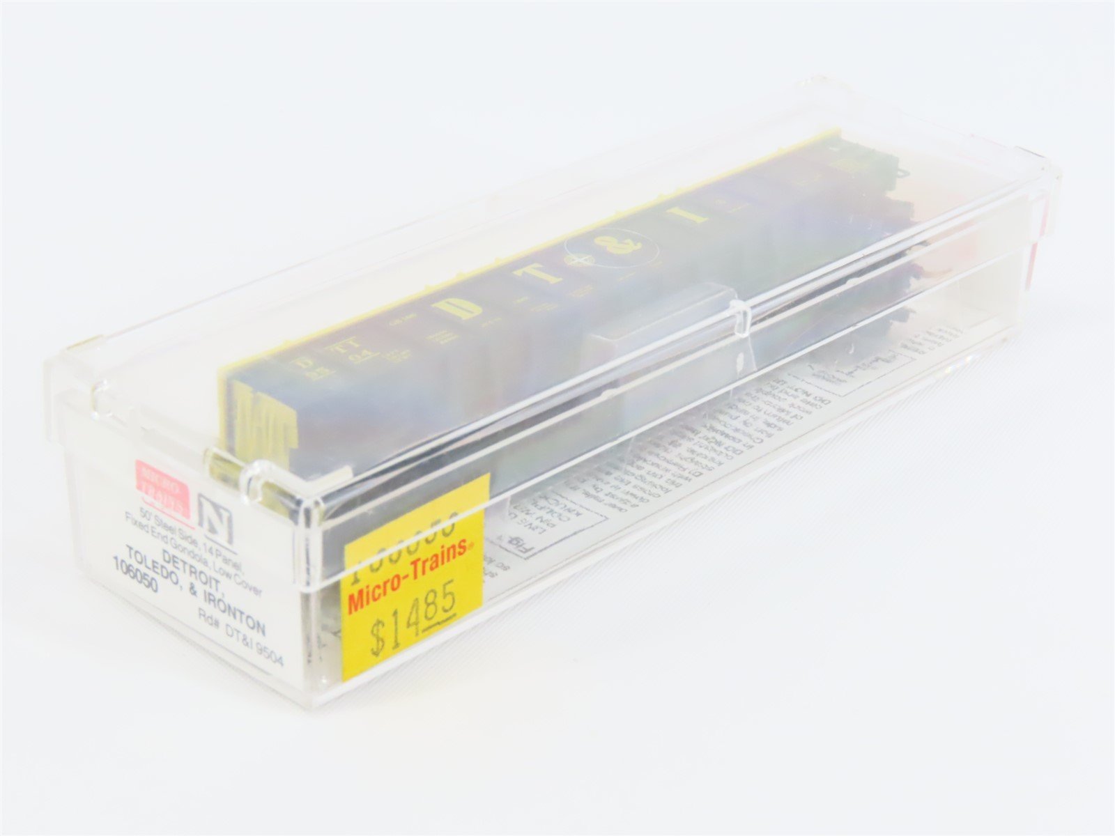 N Scale Micro-Trains MTL 106050 DTI Detroit Toledo Ironton 50' Gondola Car #9504