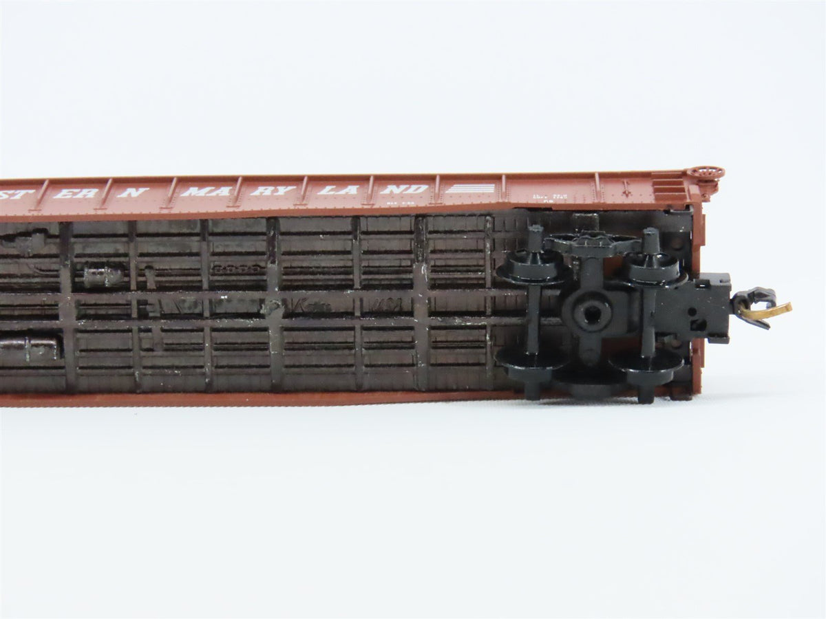 N Scale Micro-Trains MTL/Kadee 46110 WM Western Maryland 50&#39; Gondola Car #54646