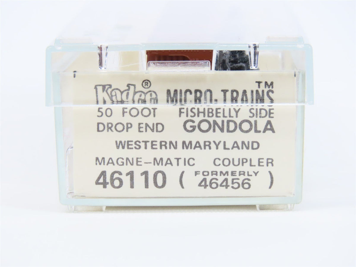 N Scale Micro-Trains MTL/Kadee 46110 WM Western Maryland 50&#39; Gondola Car #54646