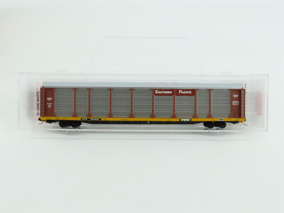 N Scale Micro-Trains MTL 1110082 ETTX SP 89&#39; Tri-Level Closed Auto Rack #854254