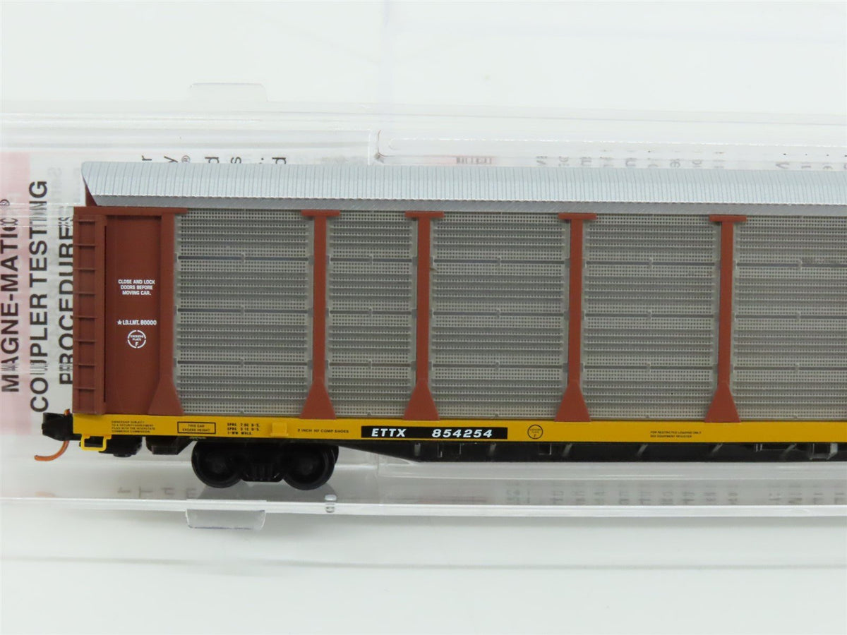 N Scale Micro-Trains MTL 1110082 ETTX SP 89&#39; Tri-Level Closed Auto Rack #854254