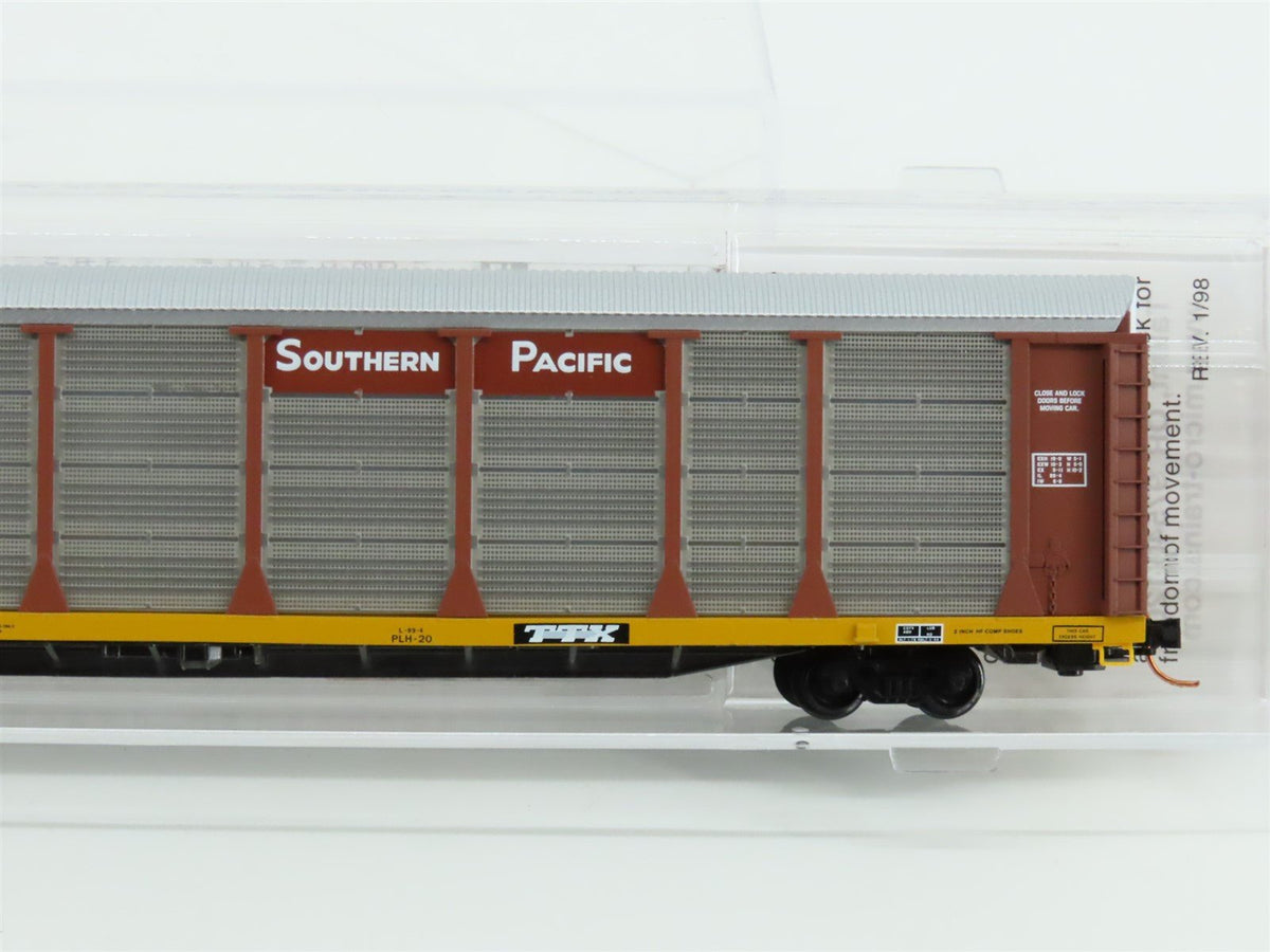 N Scale Micro-Trains MTL 1110082 ETTX SP 89&#39; Tri-Level Closed Auto Rack #854254