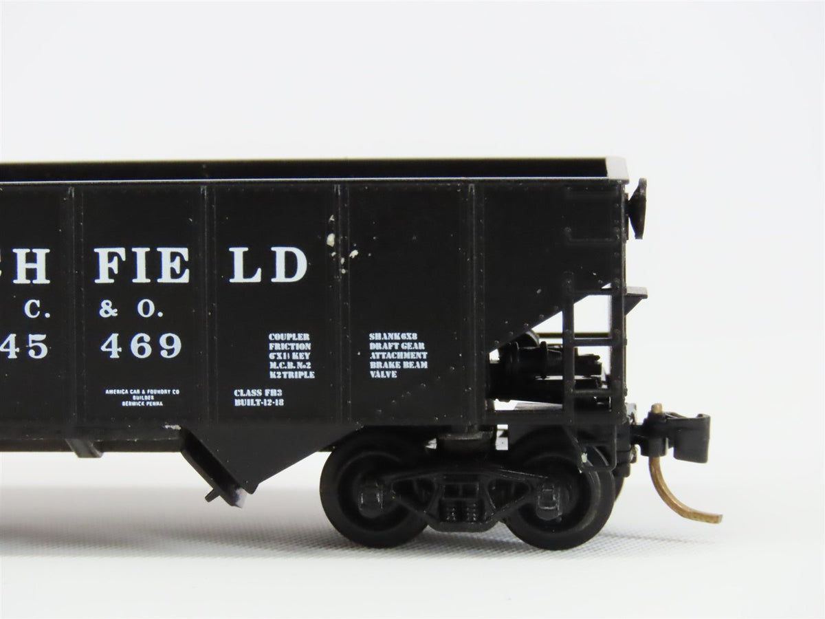 N MicroTrains MTL/Kadee 56190 CRR Clinchfield 33&#39; 2-Bay Hopper Car #45469