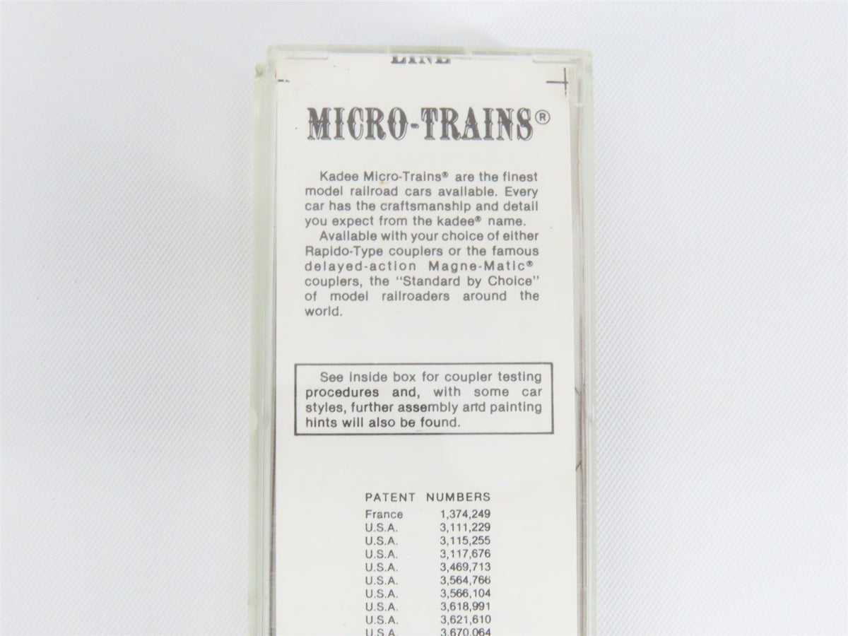 N Micro-Trains MTL/Kadee 56170 NYC Railway 33&#39; 2-Bay Hopper Car #868001