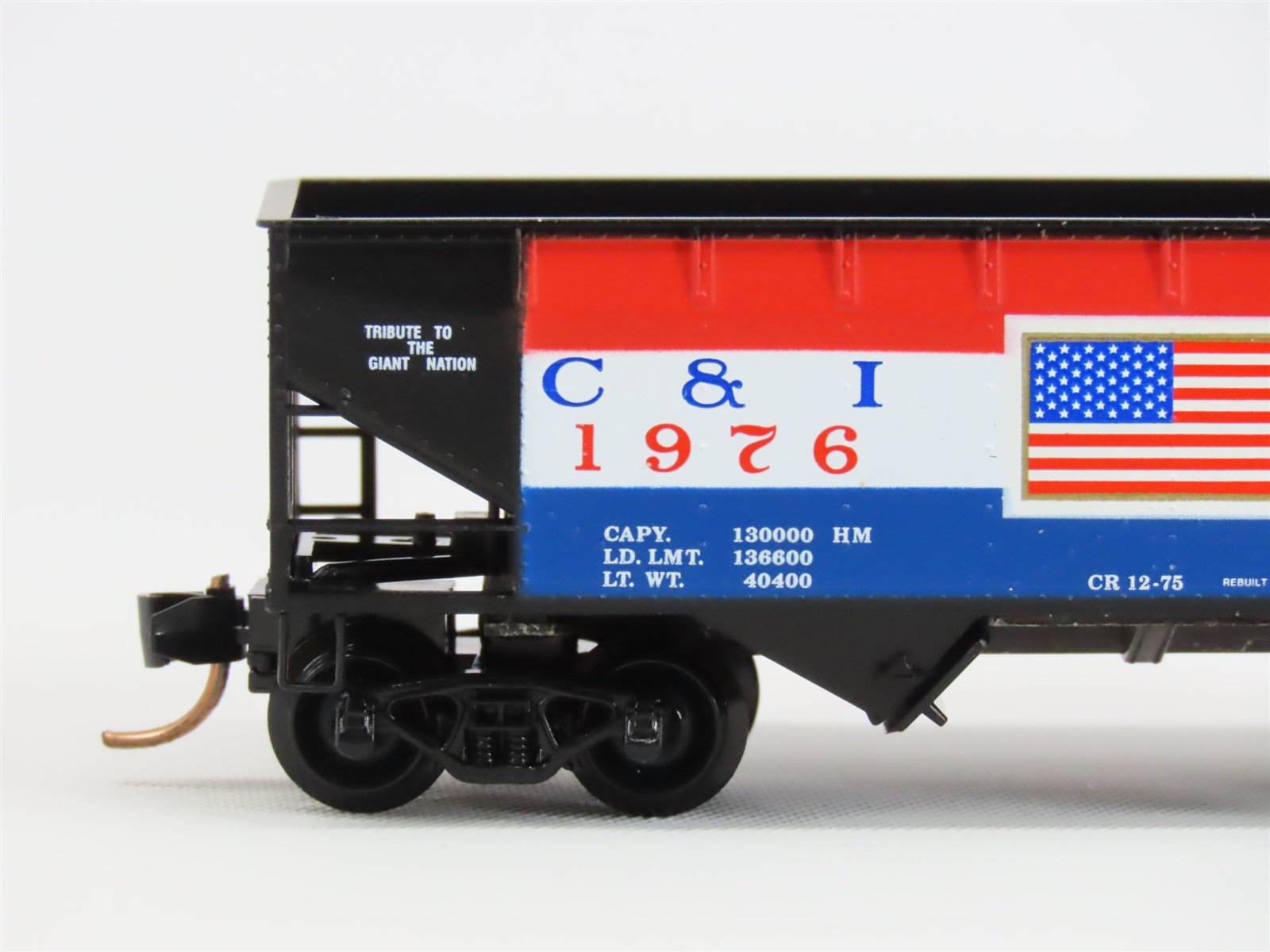 N Micro-Trains MTL 55430 C&I Cambria & Indiana 33' 2-Bay Hopper Car #1976