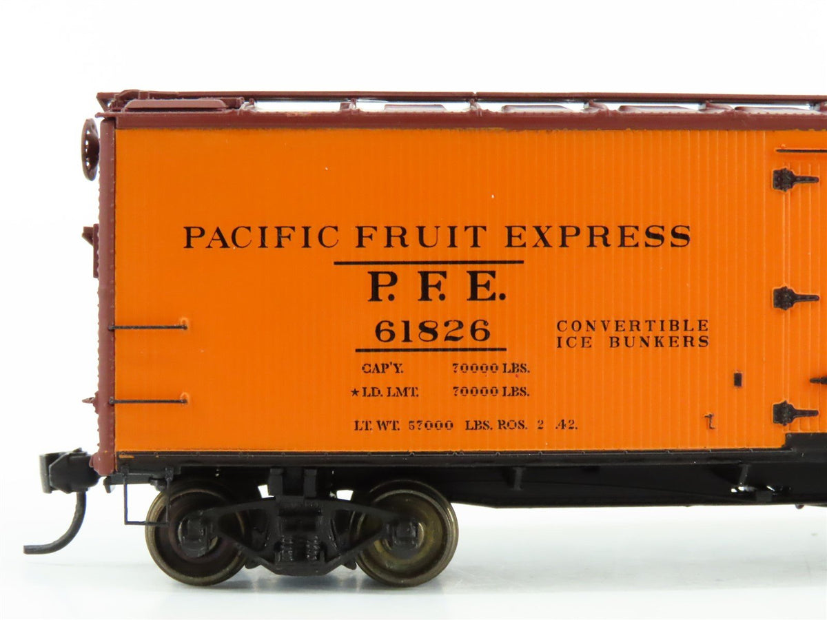 HO Scale InterMountain 47401-22 PFE Pacific Fruit Express SP Reefer #61826