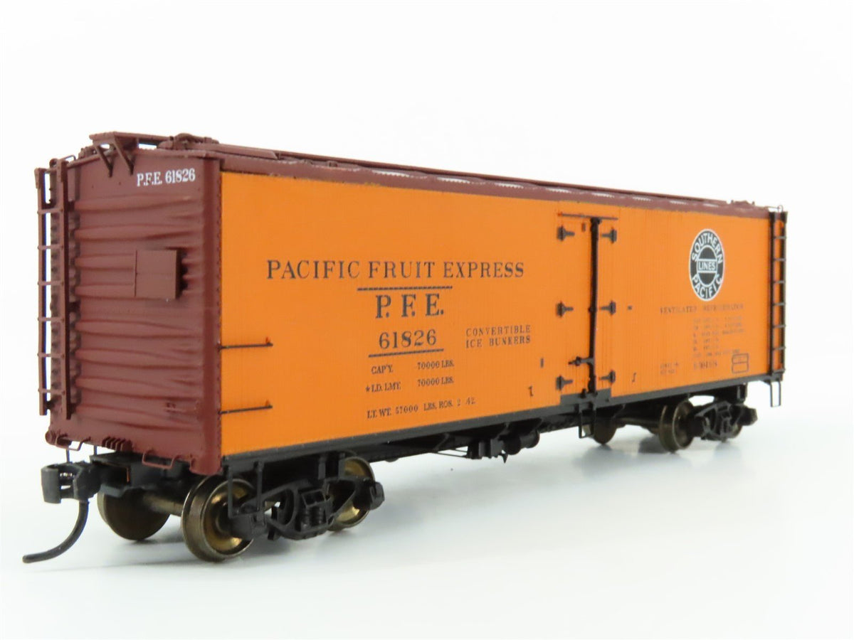 HO Scale InterMountain 47401-22 PFE Pacific Fruit Express SP Reefer #61826