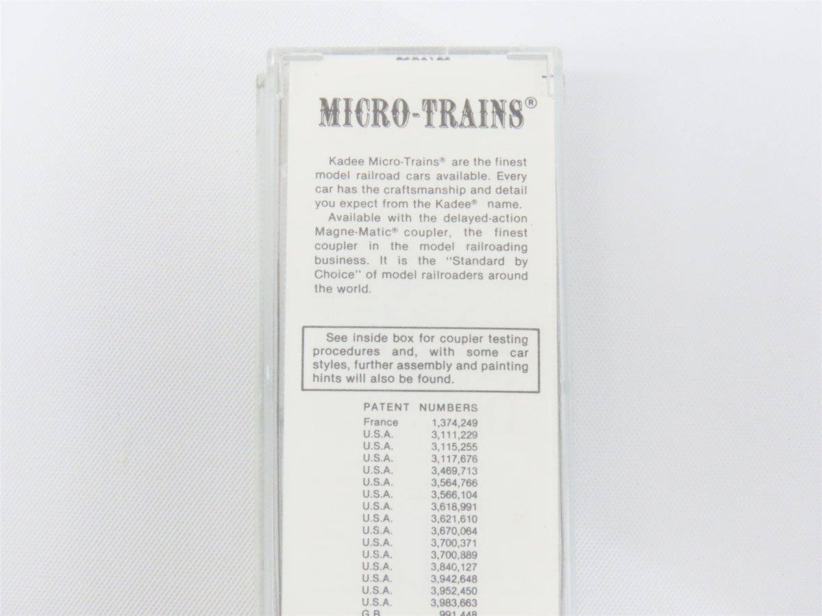 N Scale Micro-Trains MTL/Kadee 65200 SP Railway 39&#39; Single Dome Tankcar #61300