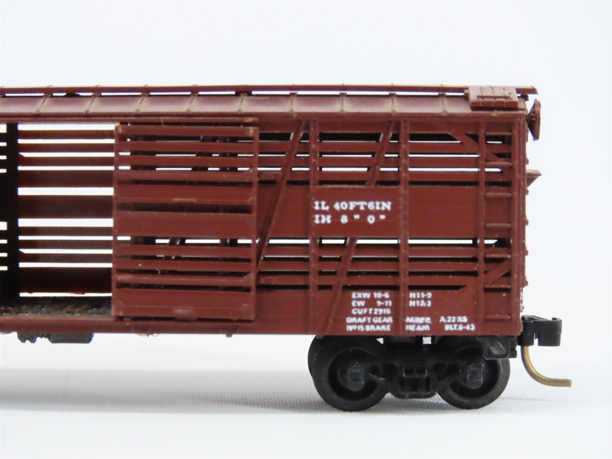 N Scale Micro-Trains MTL/Kadee 35062 Southern 40&#39; Stockcar #45682 - Blue Label