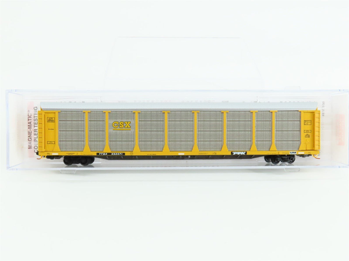 N Micro-Trains MTL 11100112 CSX TTGX 89&#39; Tri-Level Closed Auto Rack #992071