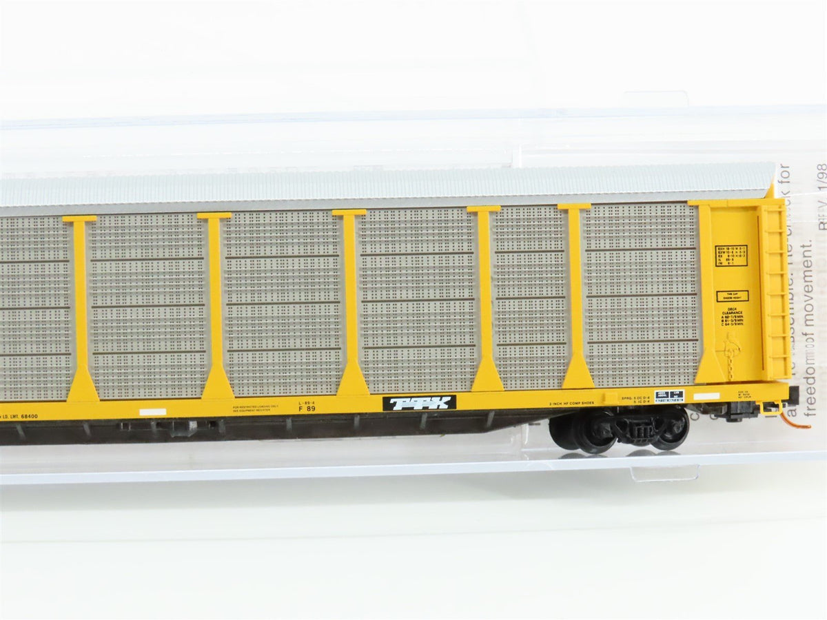 N Micro-Trains MTL 11100112 CSX TTGX 89&#39; Tri-Level Closed Auto Rack #992071