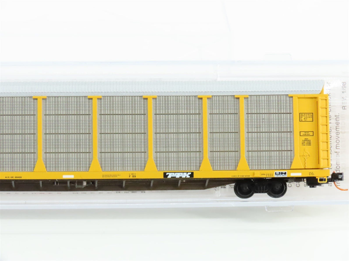 N Micro-Trains MTL 11100111 CSX TTGX 89&#39; Tri-Level Closed Auto Rack #992046