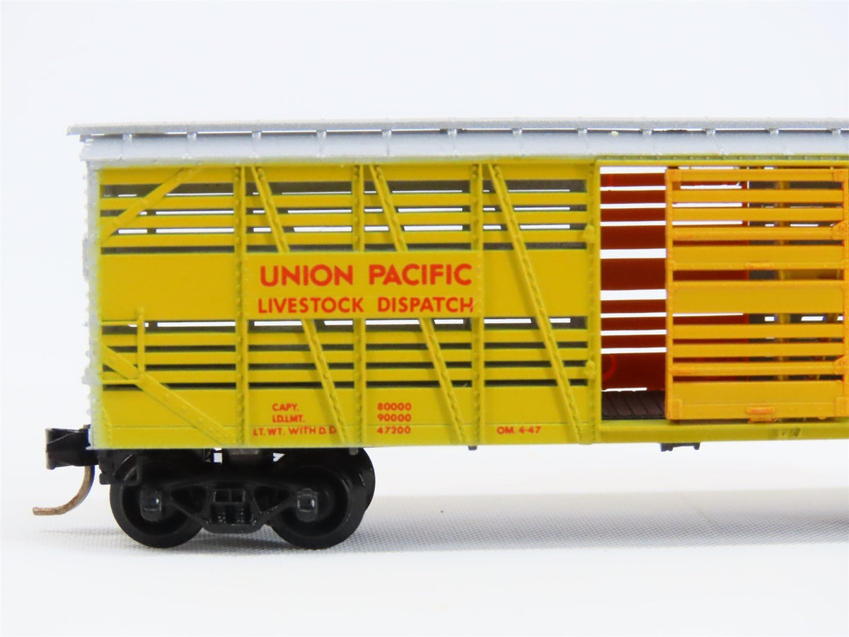 N Micro-Trains MTL/Kadee 35010 UP Union Pacific 40&#39; Despatch Stockcar #47679