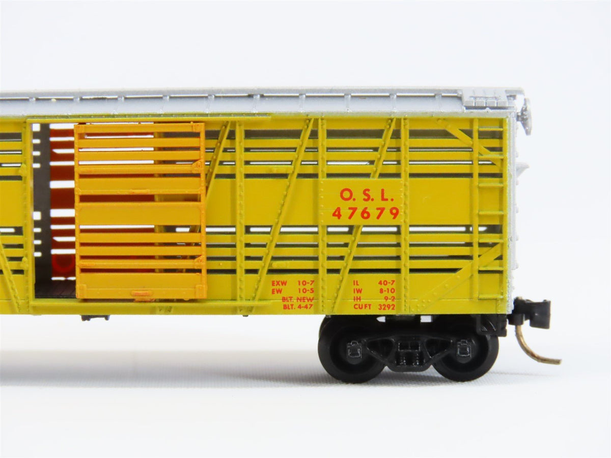 N Micro-Trains MTL/Kadee 35010 UP Union Pacific 40&#39; Despatch Stockcar #47679