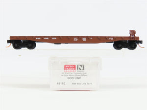 N Scale Micro-Trains MTL 45110 SOO Line 50' Fishbelly Side Flatcar #5275