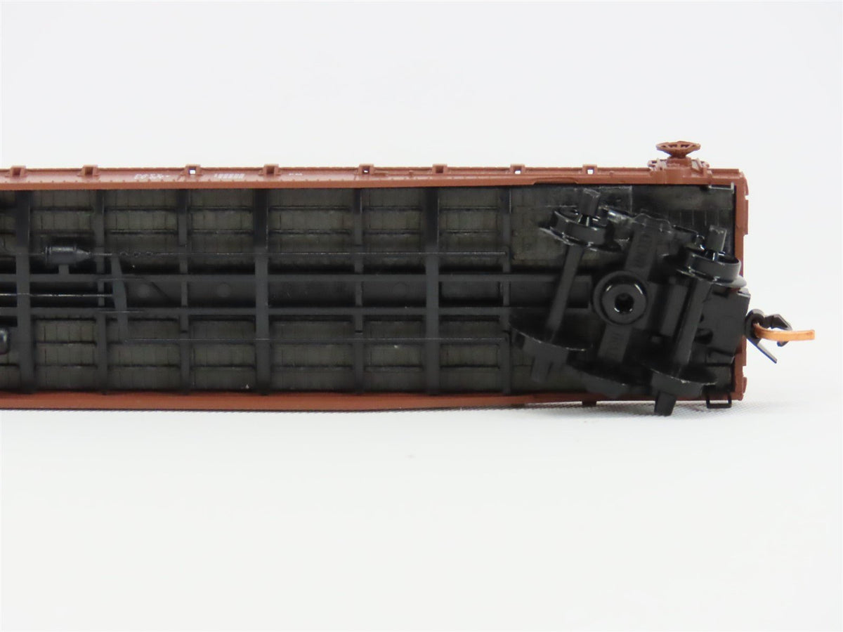 N Scale Micro-Trains MTL 45110 SOO Line 50&#39; Fishbelly Side Flatcar #5275