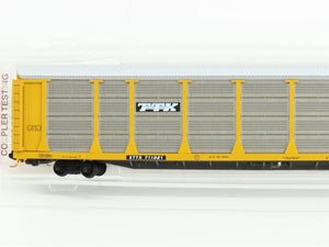 N Scale Micro-Trains MTL 11100020 TTX 89' Tri-Level Closed Auto Rack #711021