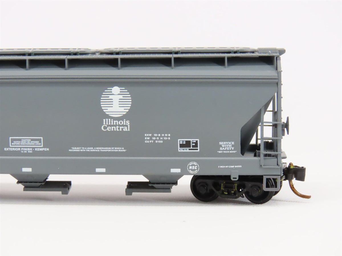 N Scale Micro-Trains MTL 94200 IC Illinois Central 3-Bay ACF Hopper Car #799623