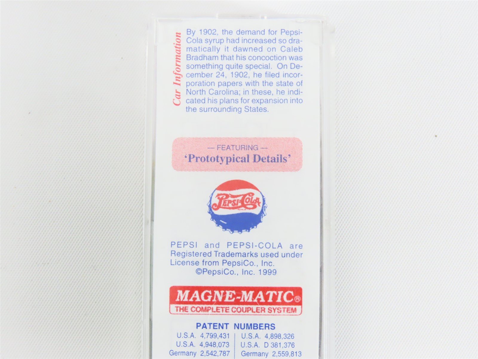 N Scale Micro-Trains MTL 100080 Pepsi-Cola 36' Riveted Steel Side Caboose #10004