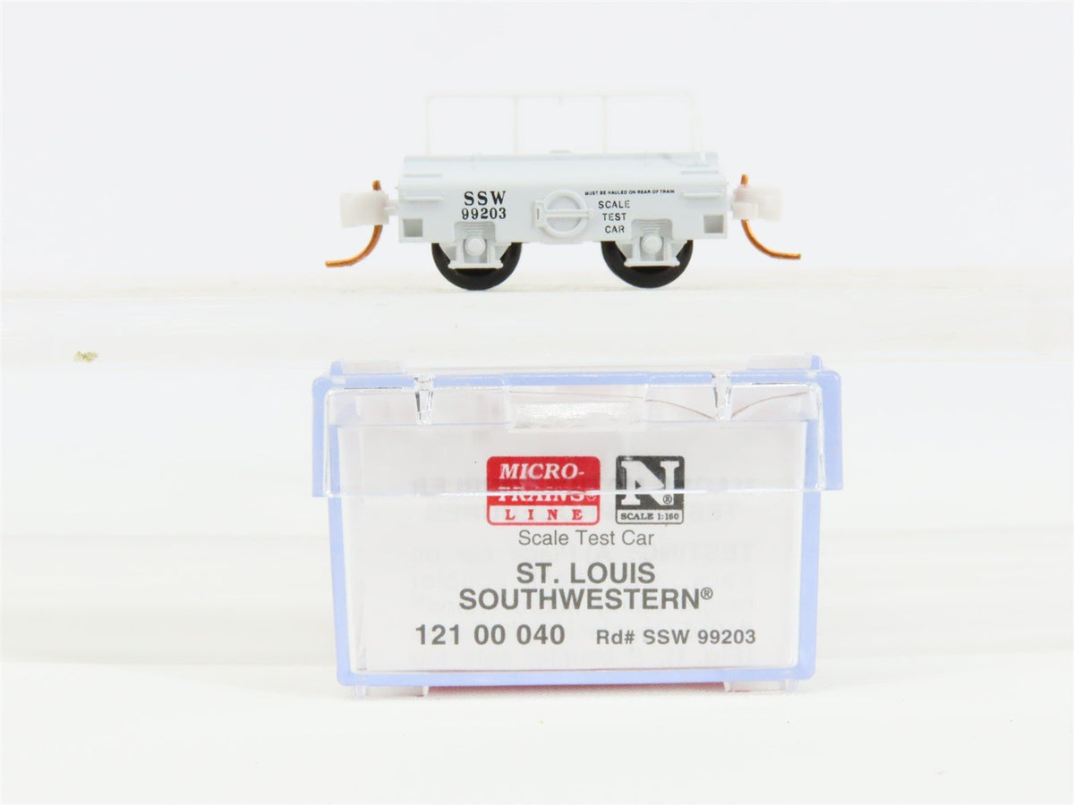 N Micro-Trains MTL 12100040 SSW St. Louis Southwestern Scale Test Car #99203