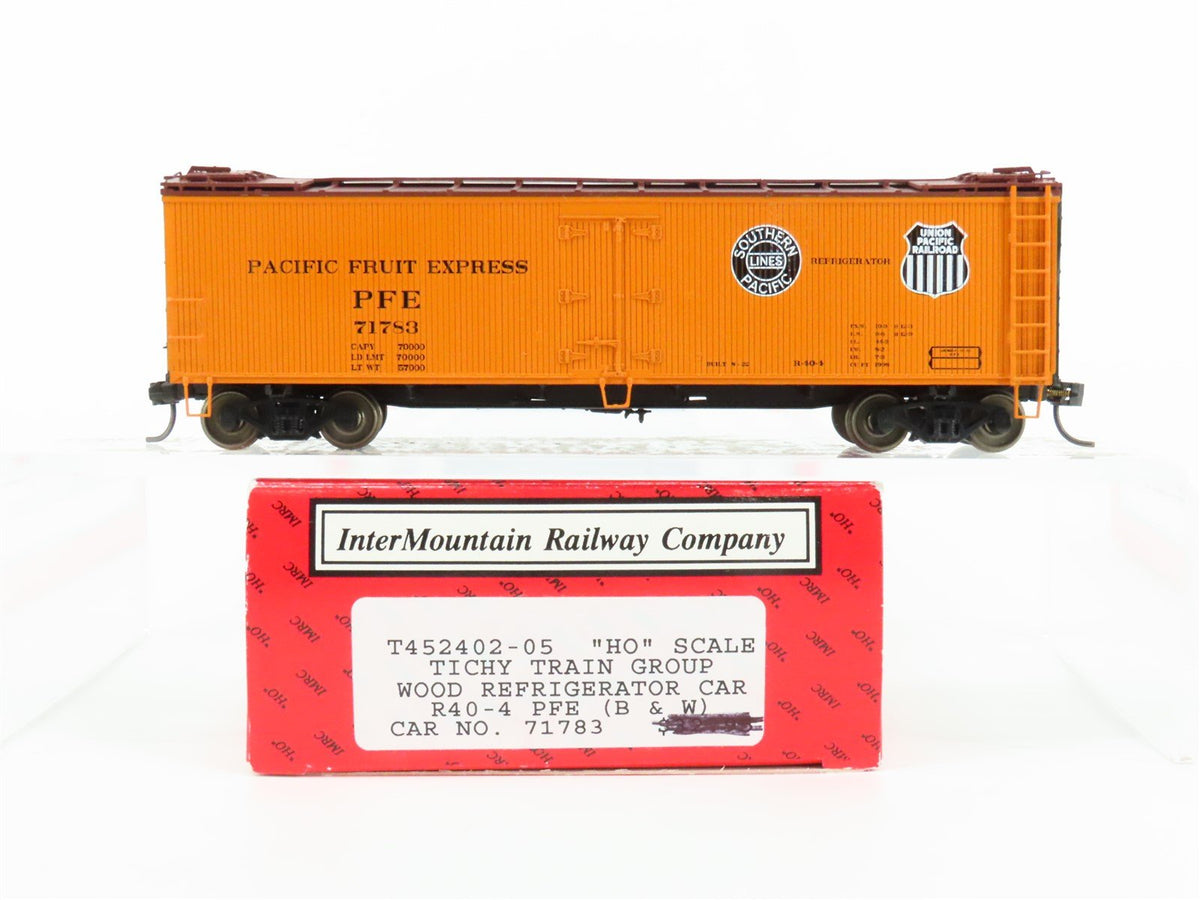 HO Scale InterMountain Tichy Train Group T45202-05 PFE UP SP R40-4 Reefer #71783