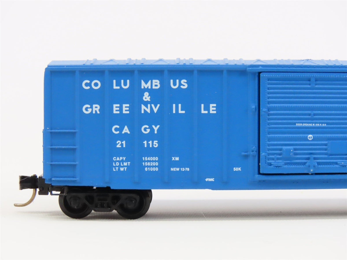 N Micro-Trains MTL/Kadee 25340 CAGY Columbus &amp; Greenville 50&#39; Boxcar #21115