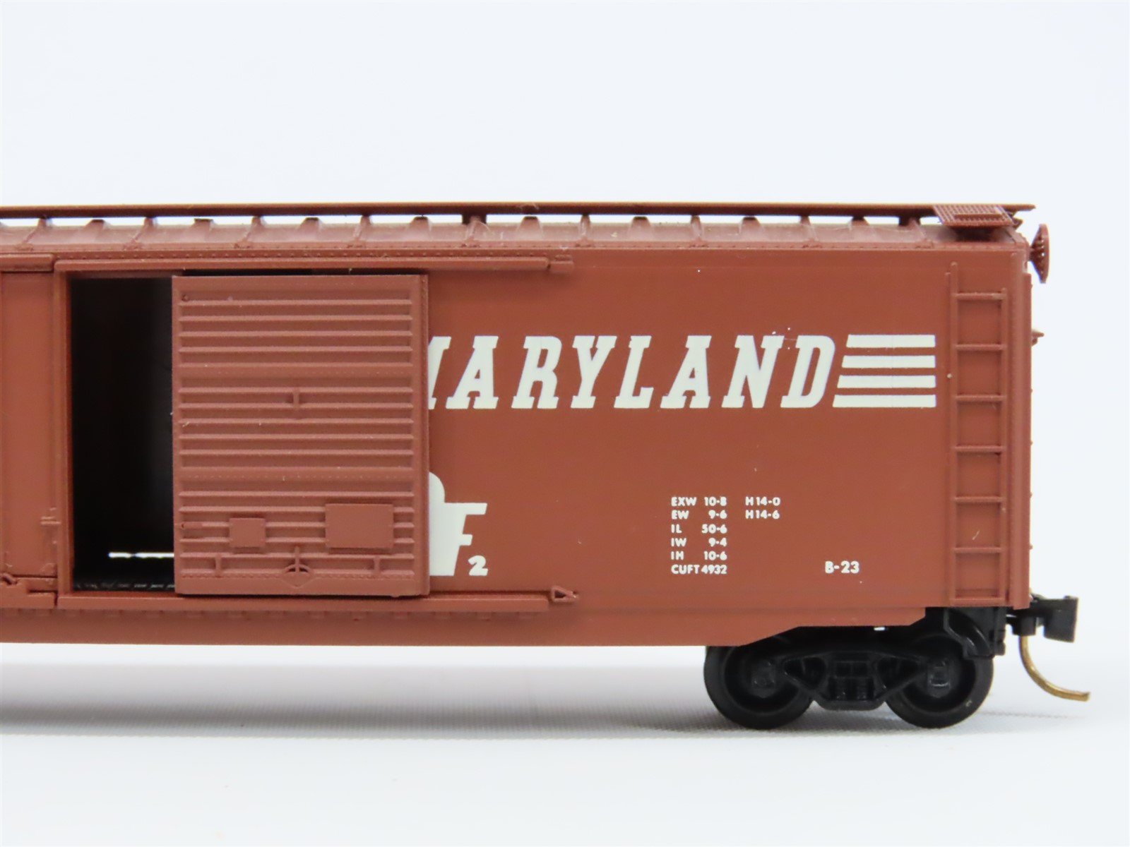N Micro-Trains MTL/Kadee 33070 WM Western Maryland 50' Plug Door Boxcar #35007