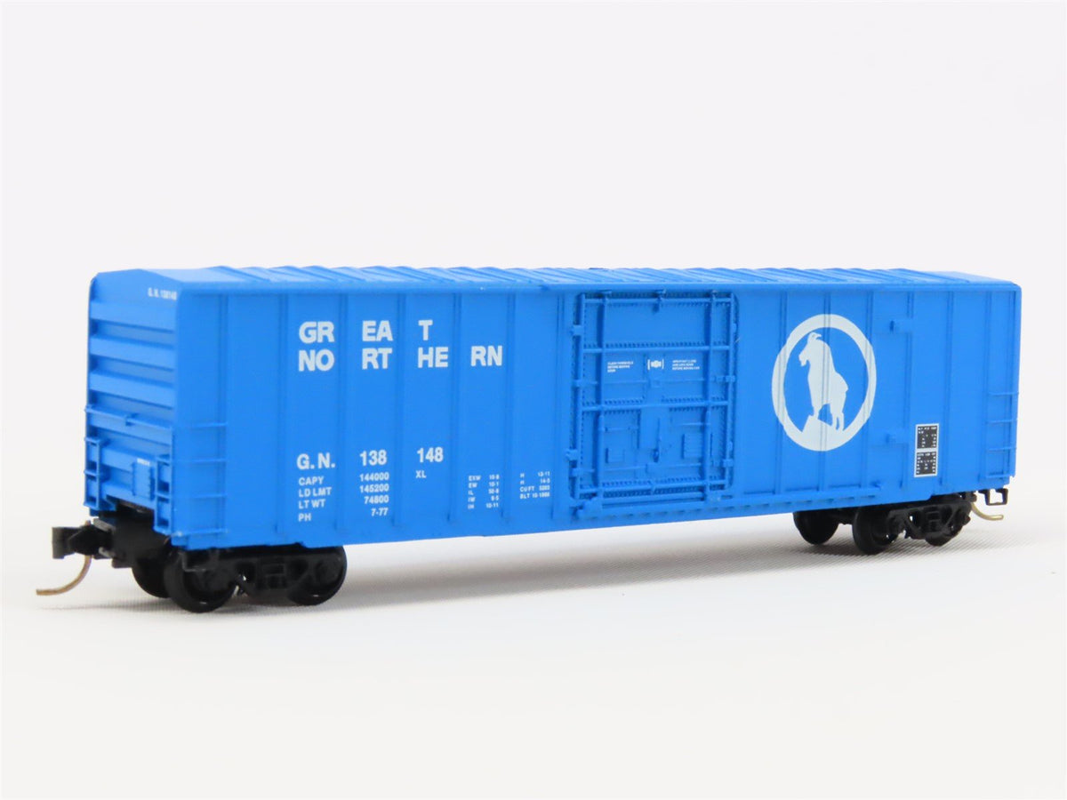 N Scale Micro-Trains MTL/Kadee 27070 GN Big Sky Blue 50&#39; Boxcar #138148