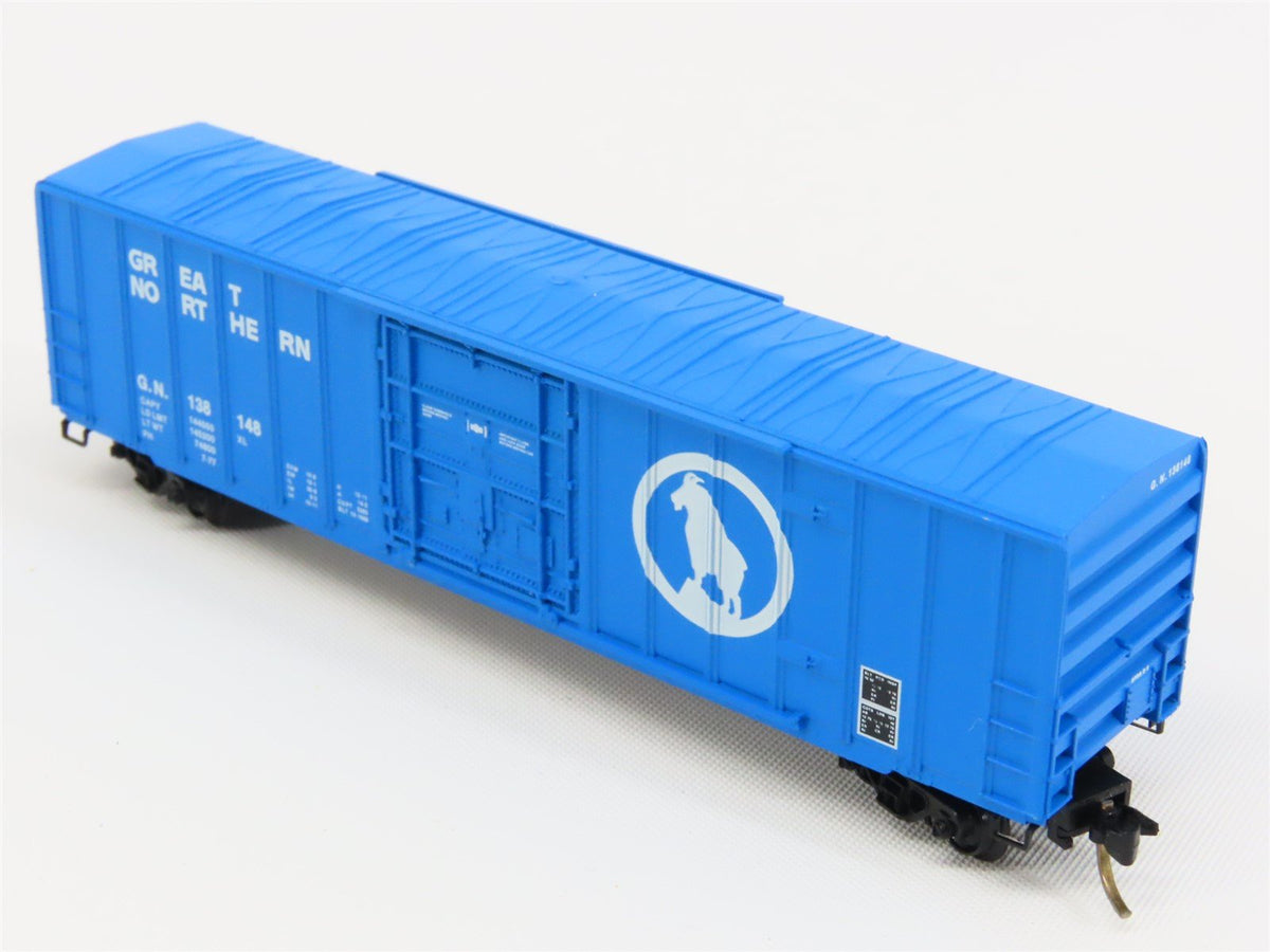 N Scale Micro-Trains MTL/Kadee 27070 GN Big Sky Blue 50&#39; Boxcar #138148